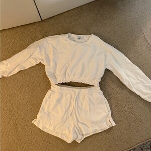 Onia White Terrycloth Set